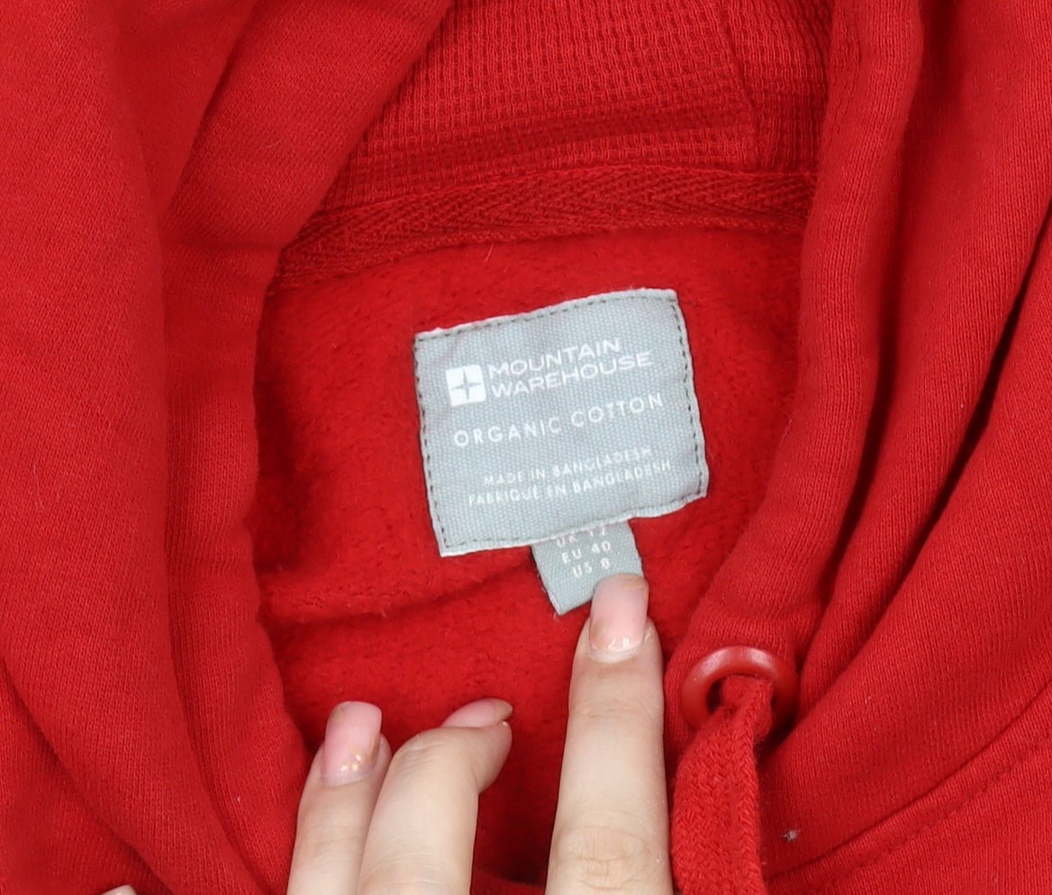 Mountain Warehouse Unisex Red Hoodie Size 12