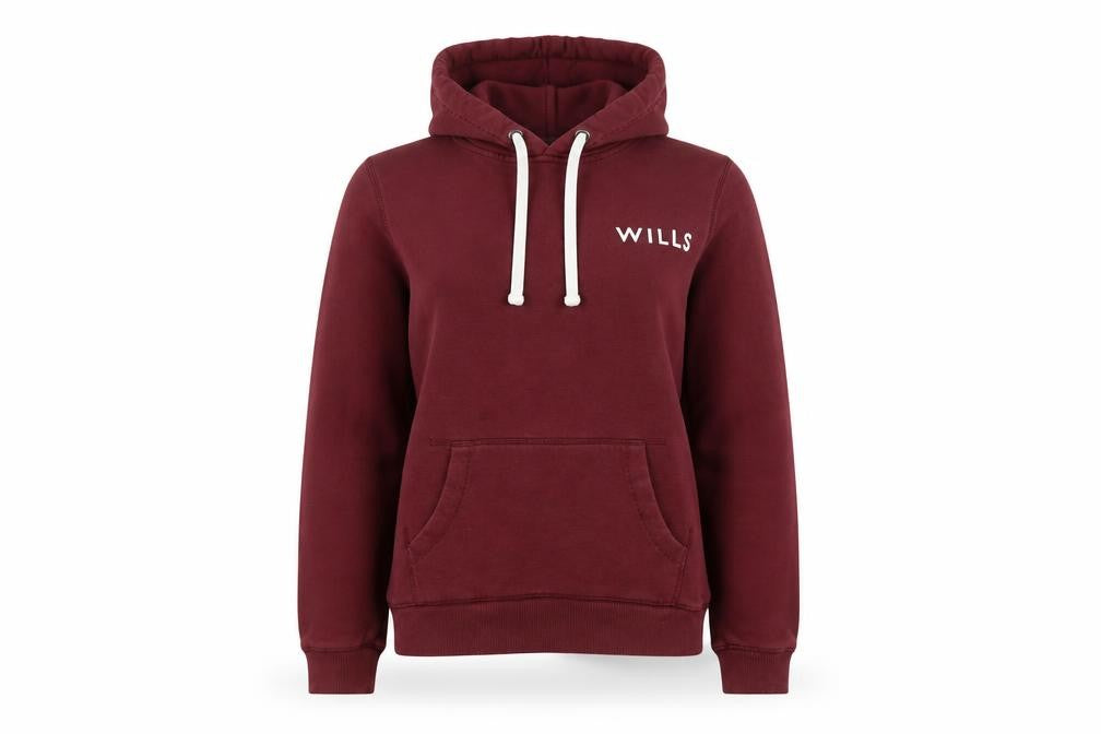 Womens UK S Classic Jack Wills Red Pullover Hoodie