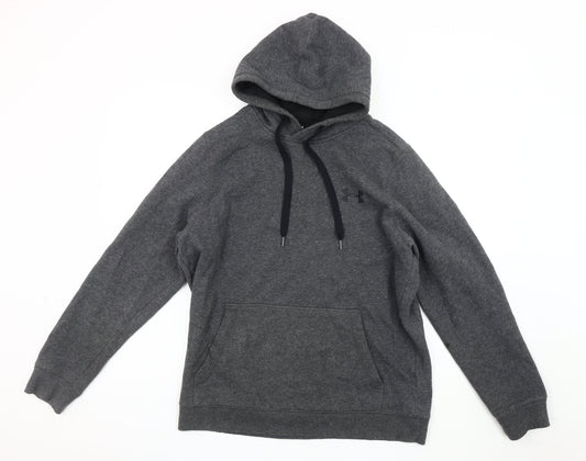 Under Armour Men's Grey Pullover Hoodie, M, ColdGear