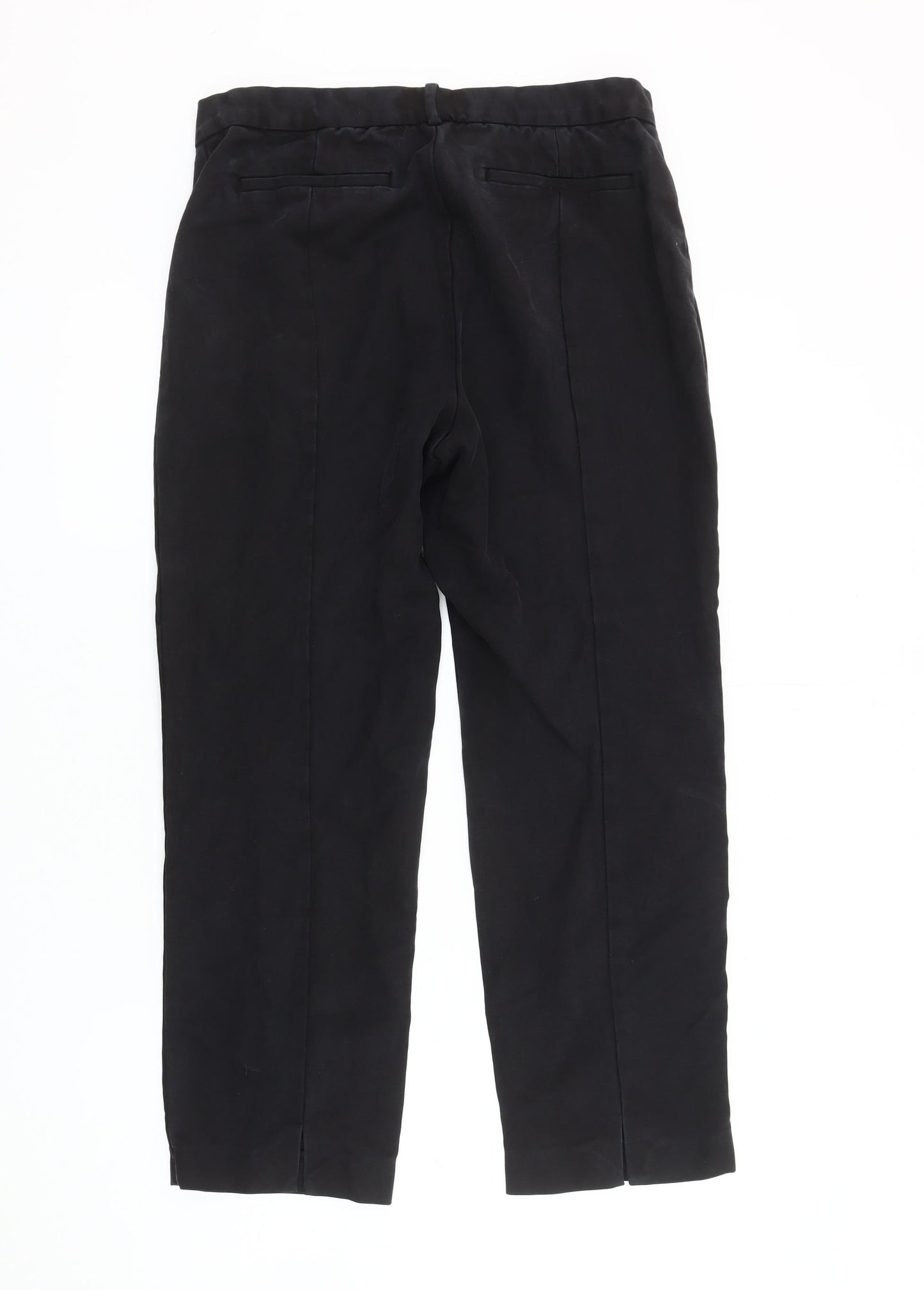 L.K. Bennett Women's Black Trousers Size 12 Straight Leg