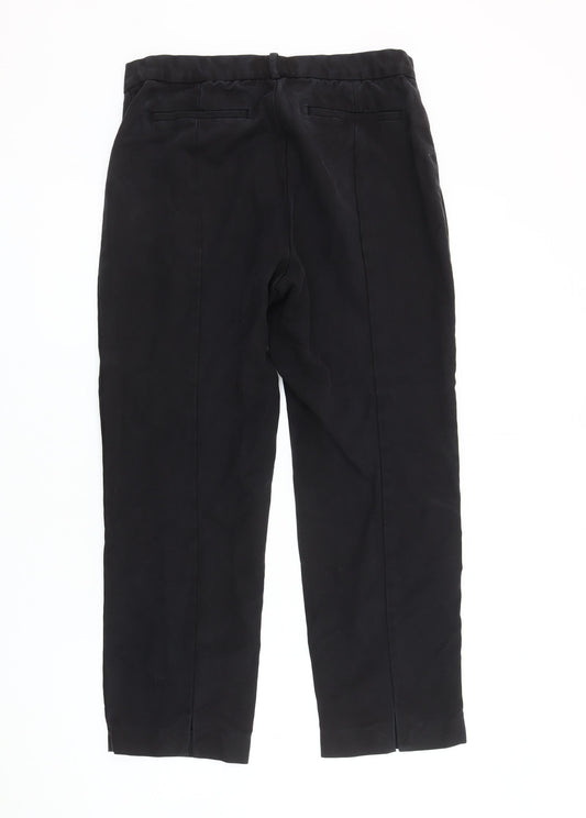 L.K. Bennett Women's Black Trousers Size 12 Straight Leg