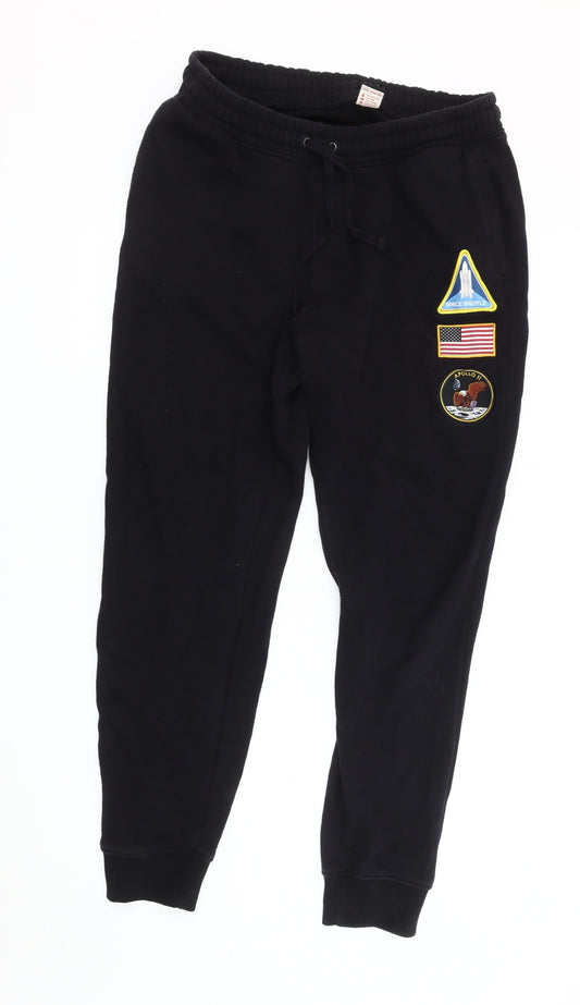 SoulCal & Co Men's Black NASA Jogger Trousers L