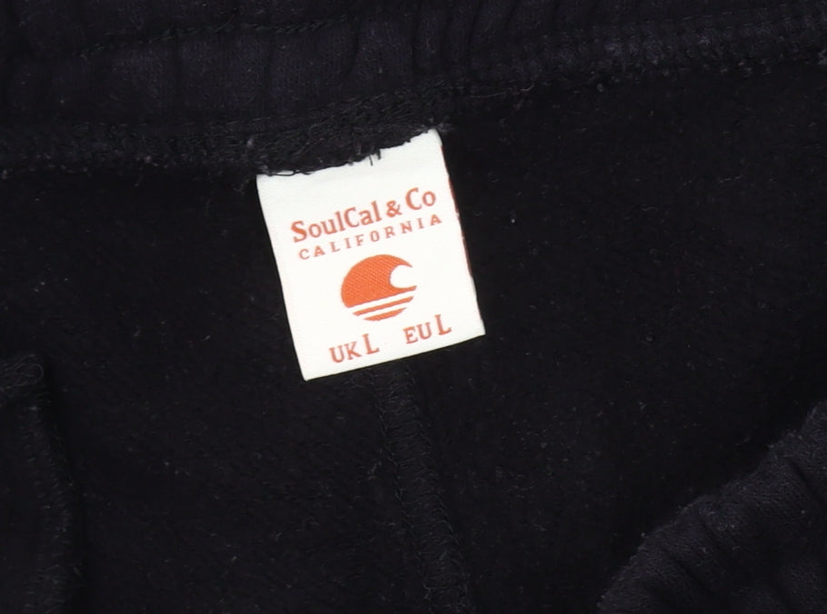 SoulCal & Co Men's Black NASA Jogger Trousers L