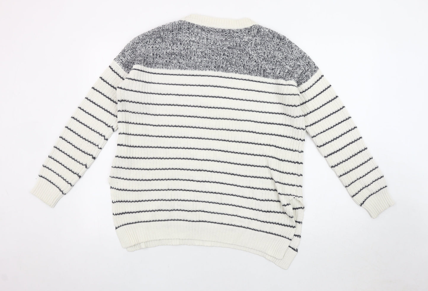 Vero Moda Women's Ivory Striped Pullover, Size S