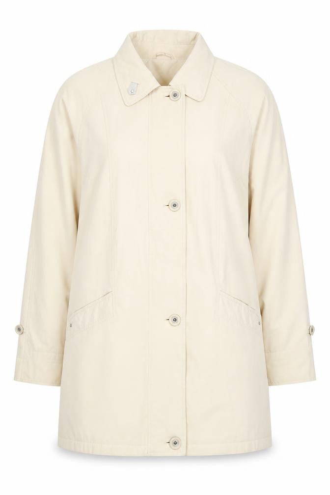 Canda Women's Beige Overcoat Size 18 Casual
