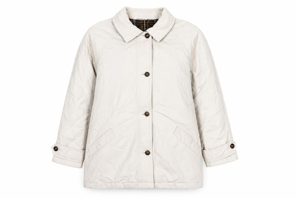 St Michael Women’s Beige Mid-Length Jacket Size 12