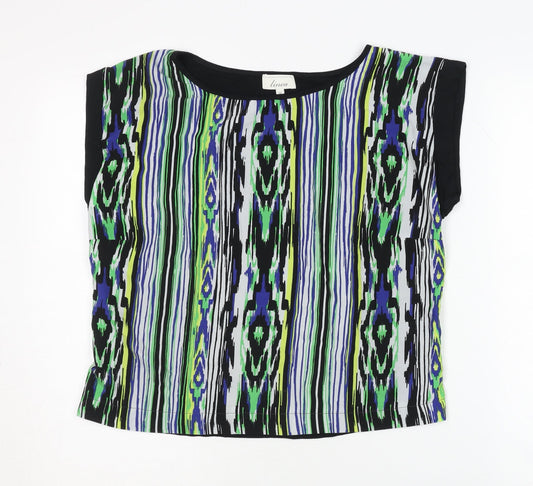 Linea Women's Multicoloured Geometric Blouse Size 12