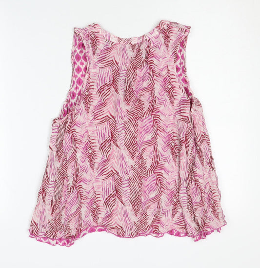 Scotch & Soda Women's Pink Geometric Blouse