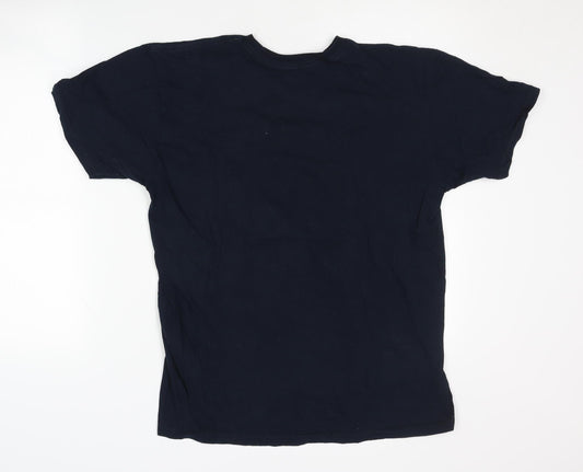 Hard Rock Men's Blue L T-Shirt with Graphic Print