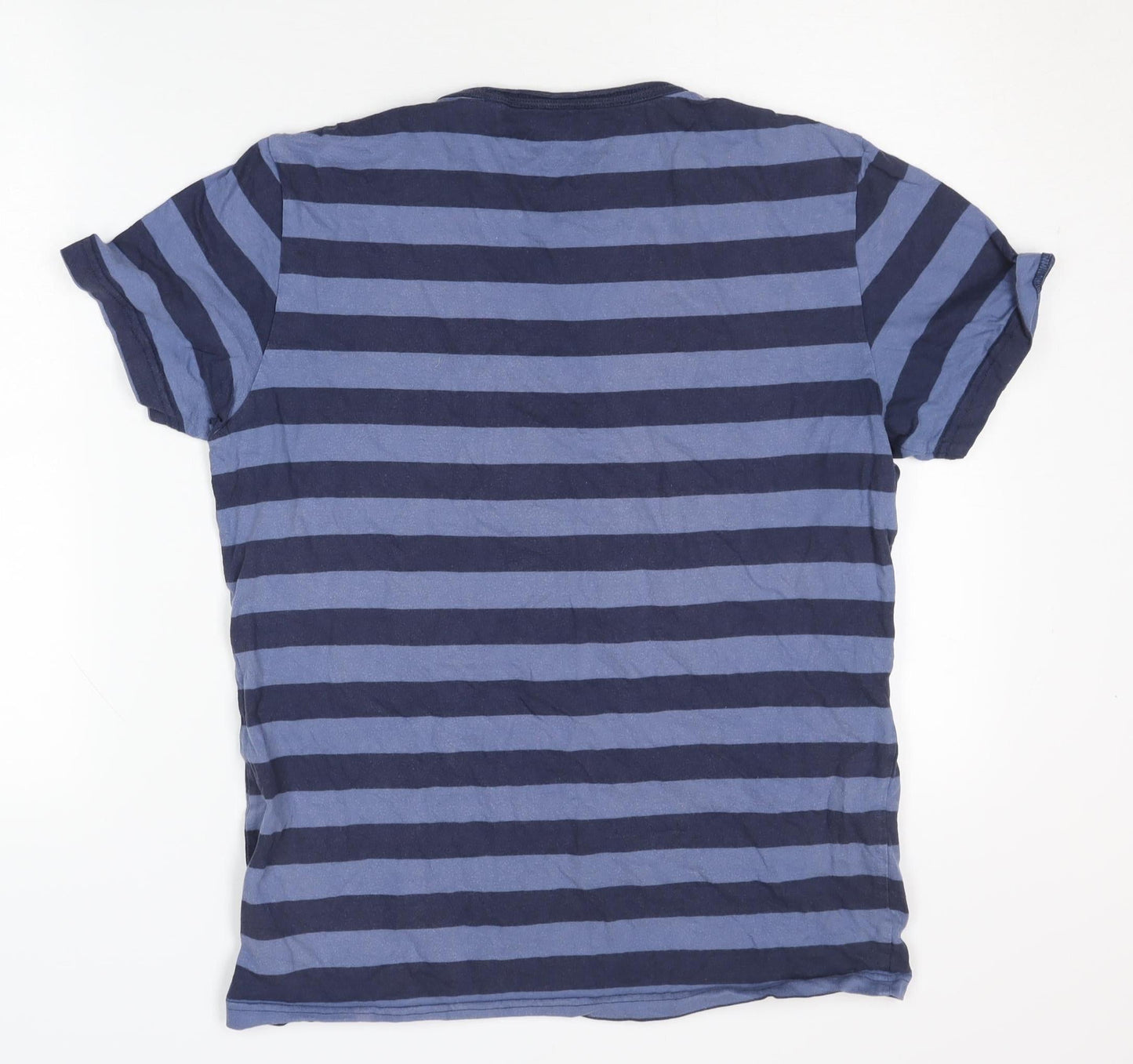 Joules Men's Blue Medium Striped T-Shirt