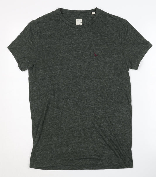 Jack Wills Men's Grey Crew Neck T-Shirt - Size S