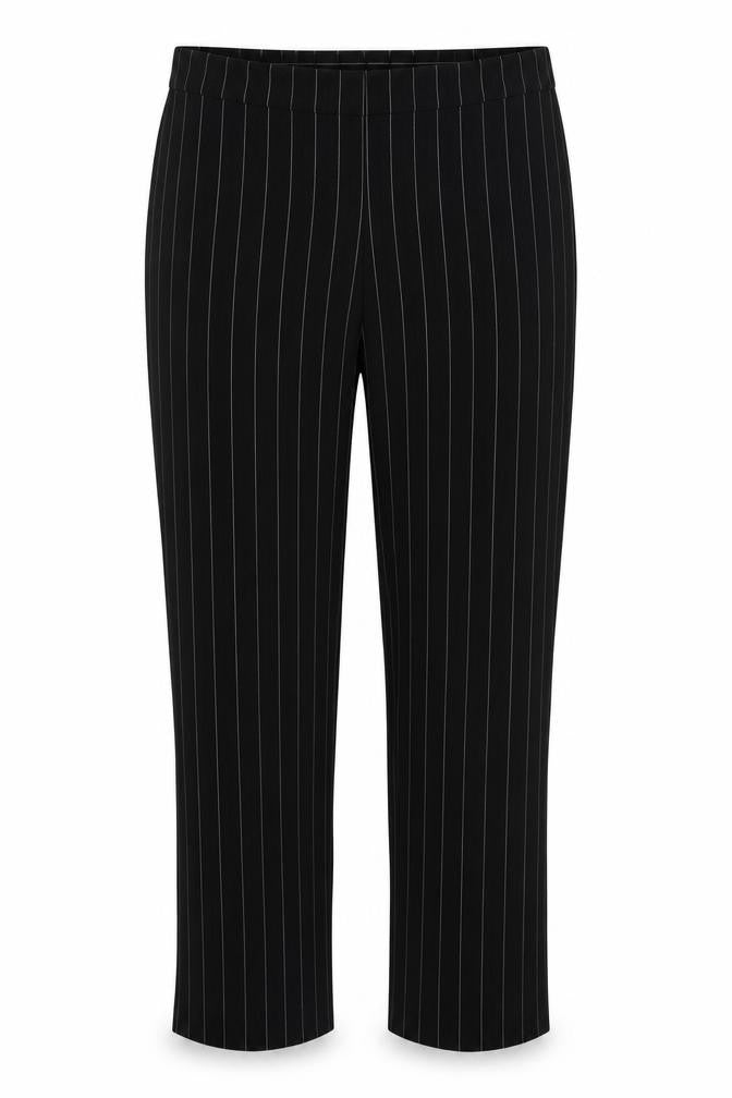 Marks and Spencer Women's Black Striped Trousers Size 14