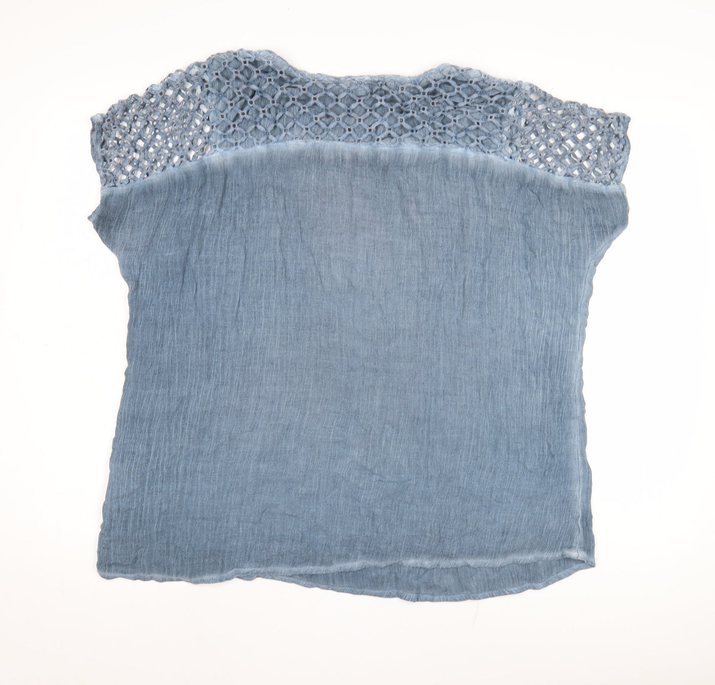 Klass Women's Blue Viscose Blouse, Size 18, Casual