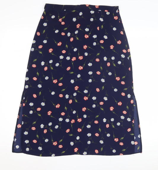 Red Herring Women's Floral Button Skirt, Size 12