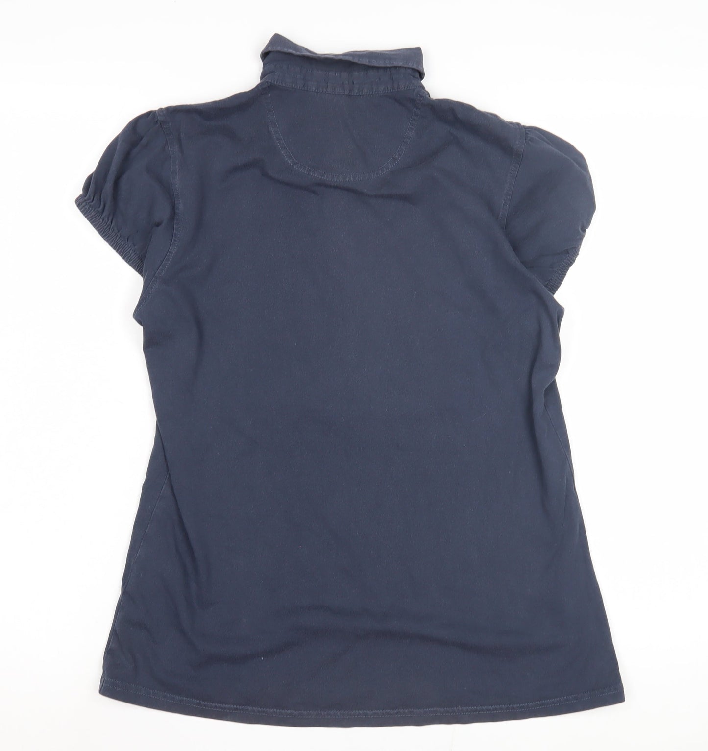 Seasalts Women's Blue Button-Up Shirt, Size 14