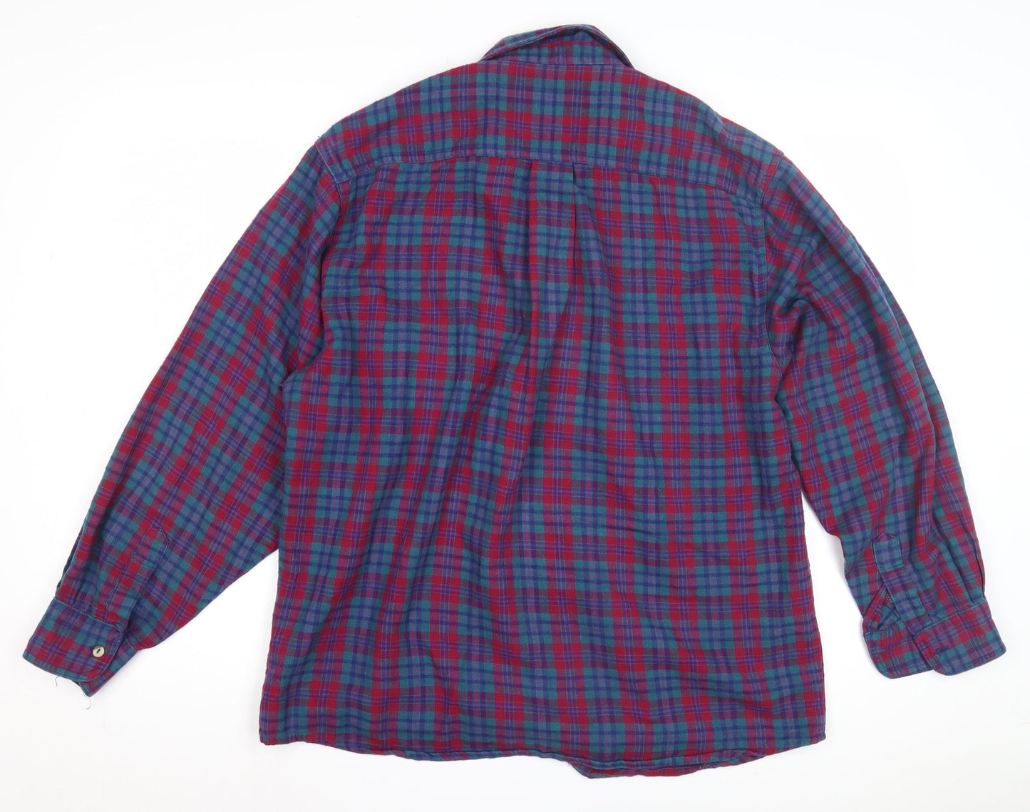 Wrangler Men's Multicoloured M Plaid Button-Up Shirt