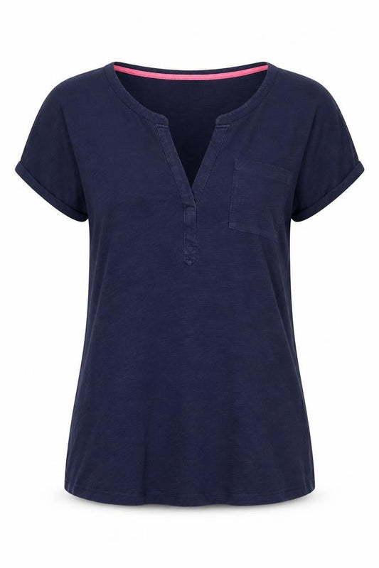 Womens UK Size XS Boden Blue Cotton T-Shirt