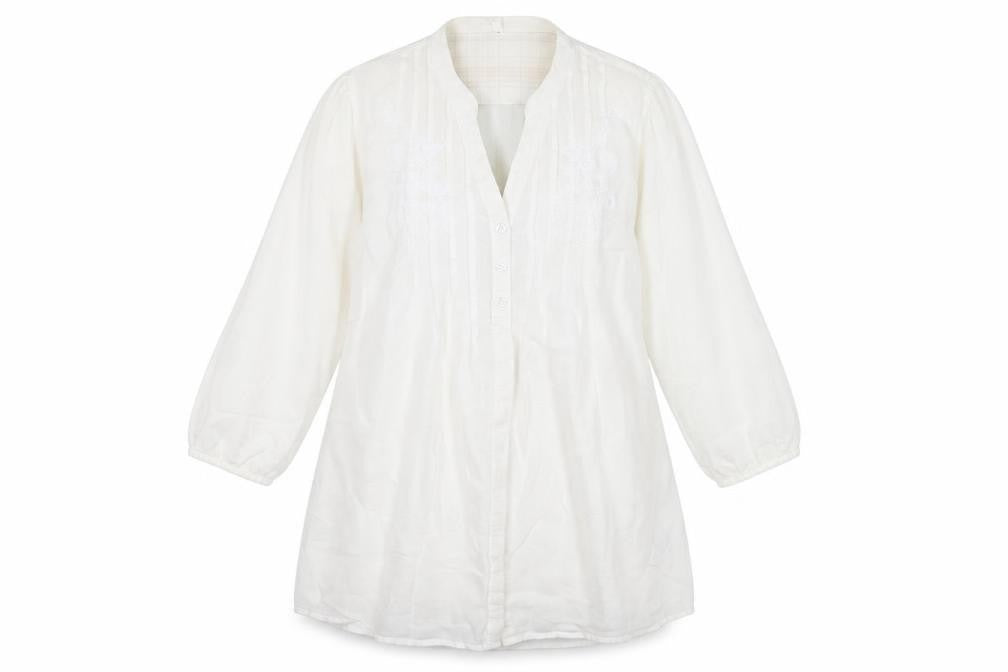 Marks and Spencer Women's White Cotton Cover Up Size 10