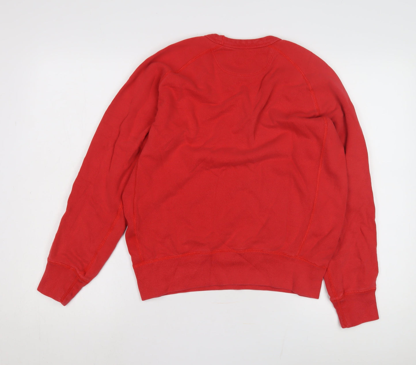 UNIQLO Women Red Sweatshirt, Size S, Classic Crewneck
