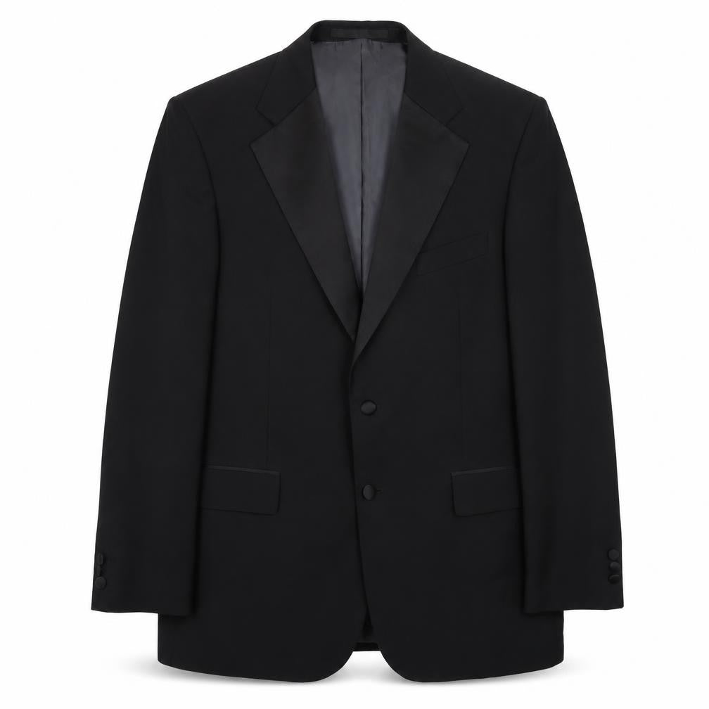 Marks and Spencer Men's Black Tuxedo Blazer, Size 40L