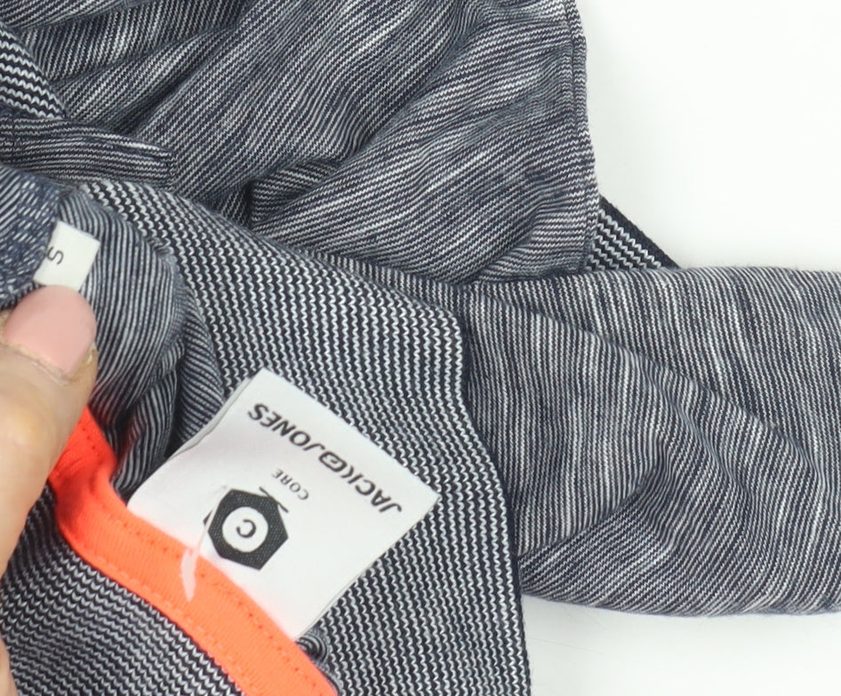 Jack & Jones Men's Grey Polo Shirt Size S