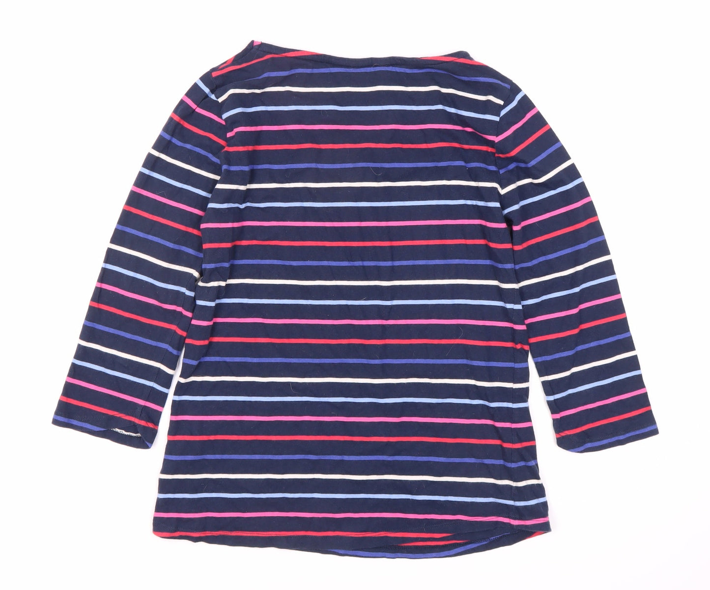 Crew Clothing Company Women's Multicoloured Striped T-Shirt