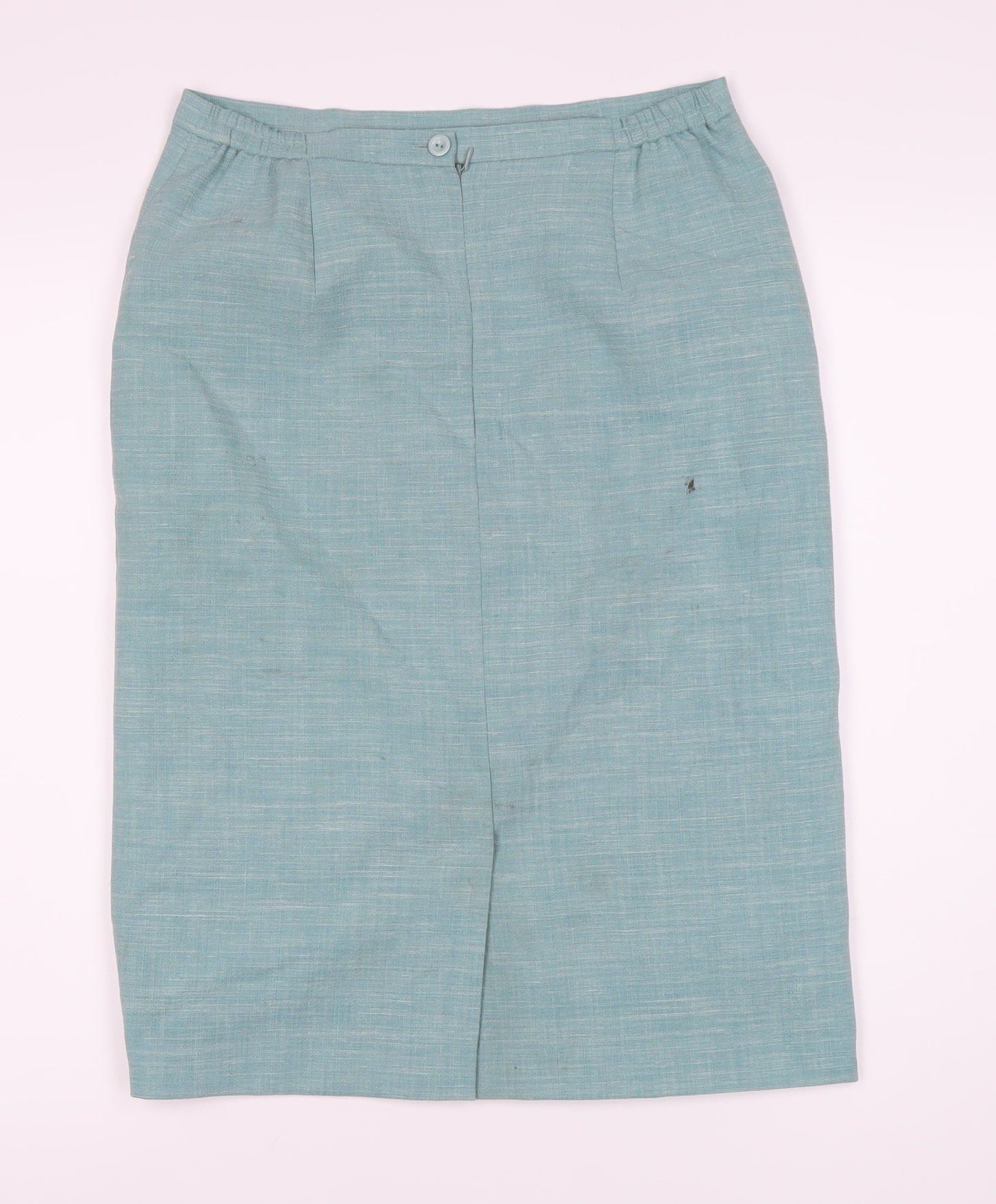 Eastex Blue Women's Pencil Skirt, Size 10, Workwear Essential