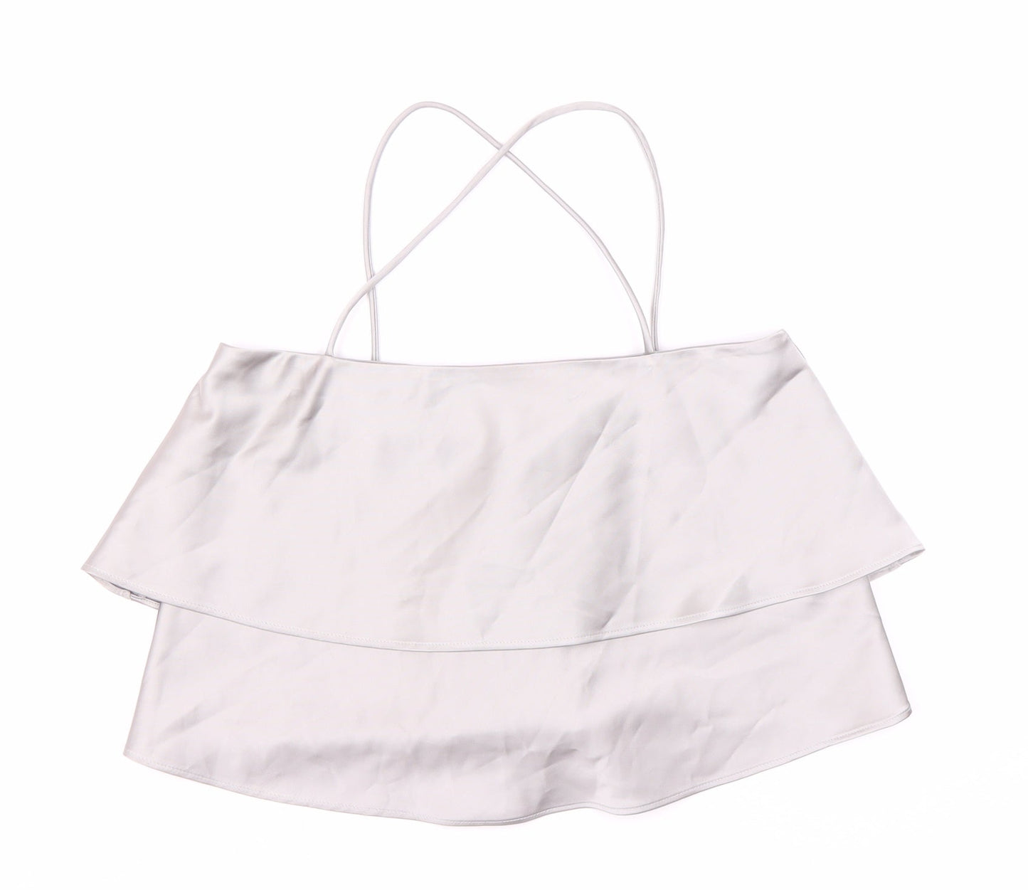 Zara Basic Grey XS Women's Camisole Tank