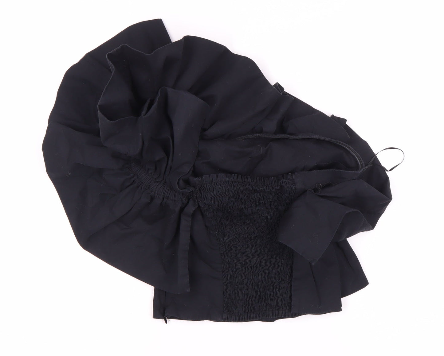 Zara Black Sleeveless Off the Shoulder Top XS