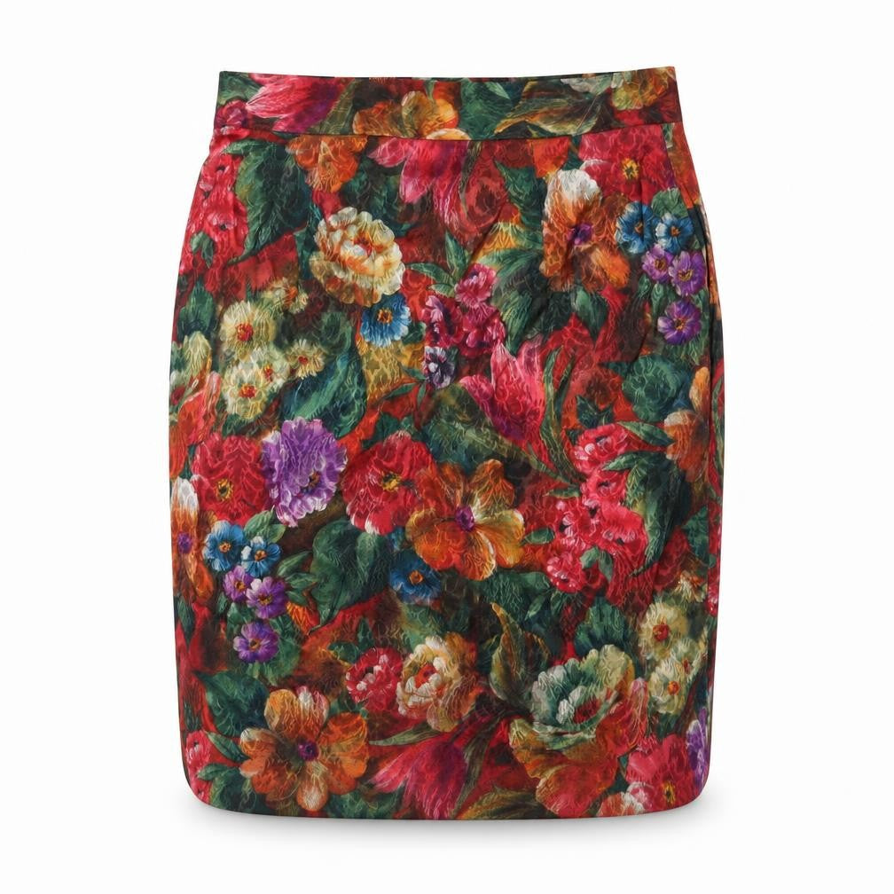 Monsoon Women's Multicoloured Floral Skirt, Size 10
