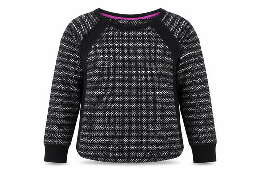 Womens UK Size S DKNY Black Cotton Blend Sweater