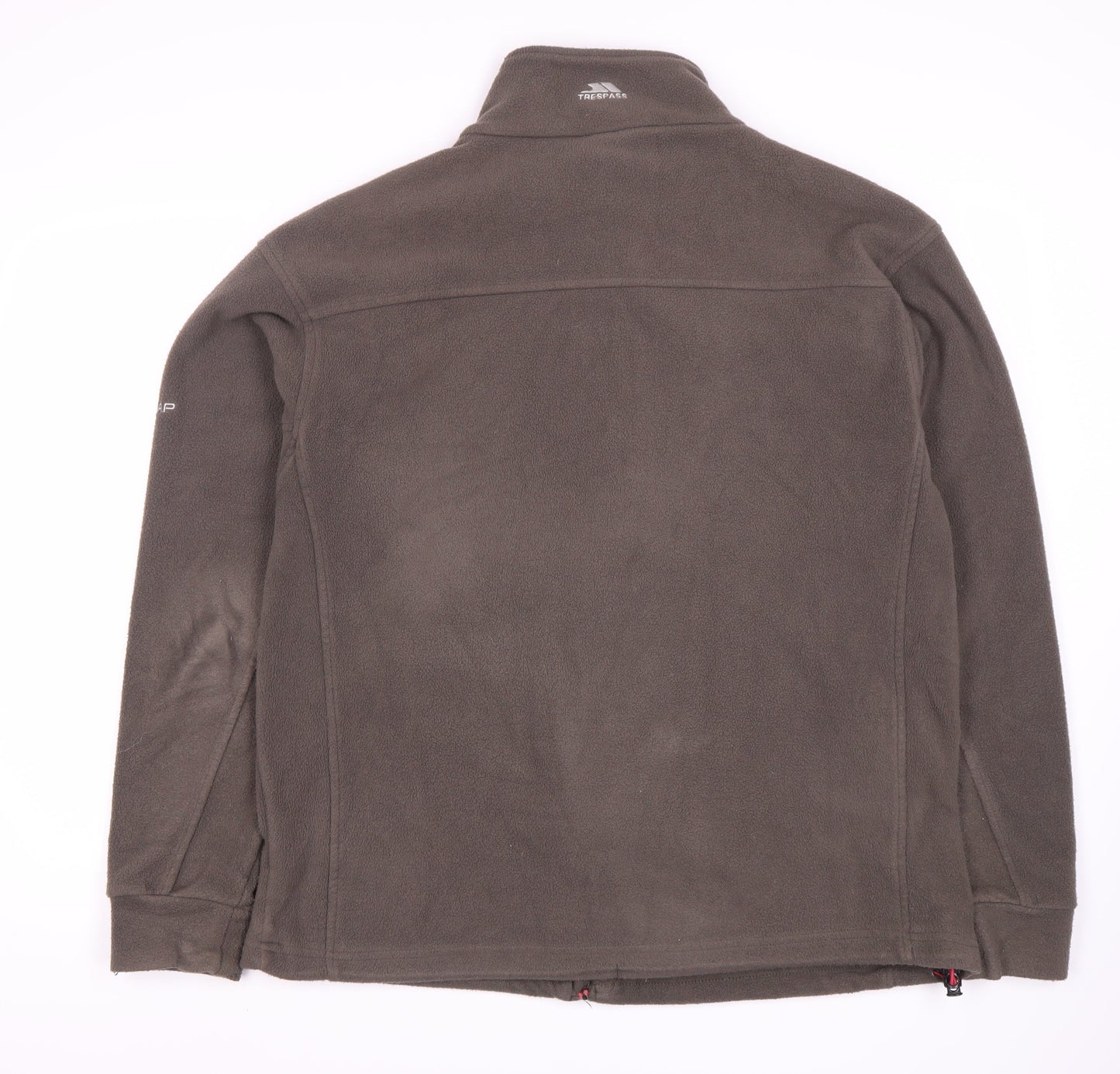 Trespass Men's Grey Fleece Jacket L Casual Zip Up