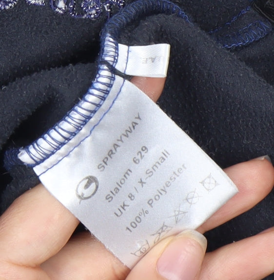 Sprayway Women's Blue Fleece Jacket Size 8