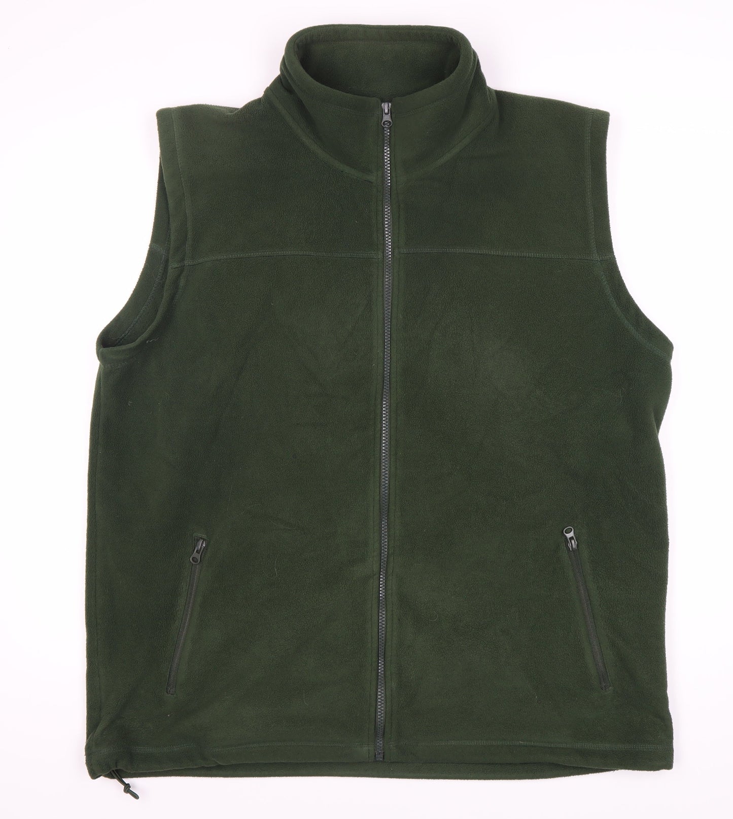 James Pringle Men's Green Fleece Waistcoat, Casual, Excellent