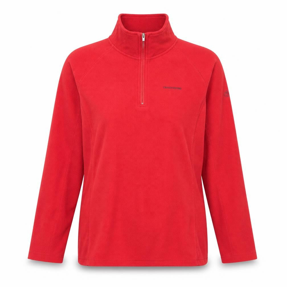 Unisex Adults UK 16 Regular Craghoppers Red Pullover Sweatshirt