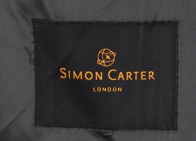 Simon Carter Men's Blue Striped Blazer, Size 40R
