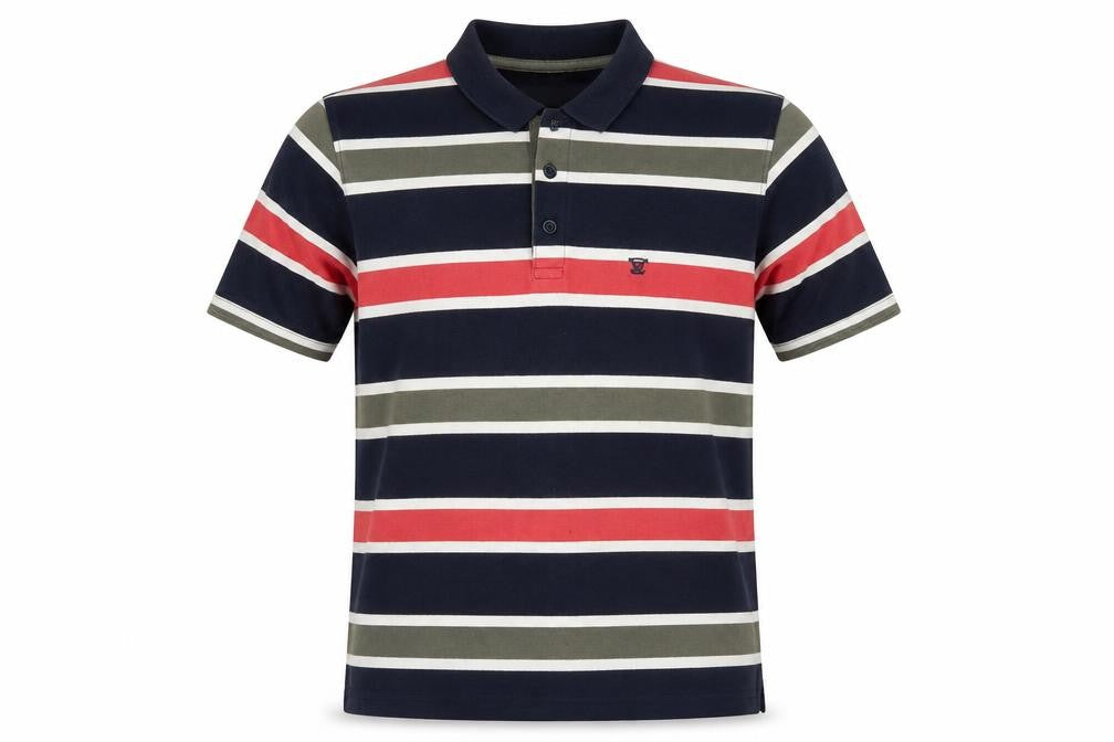 James Pringle Men's Multicoloured Polo Shirt M