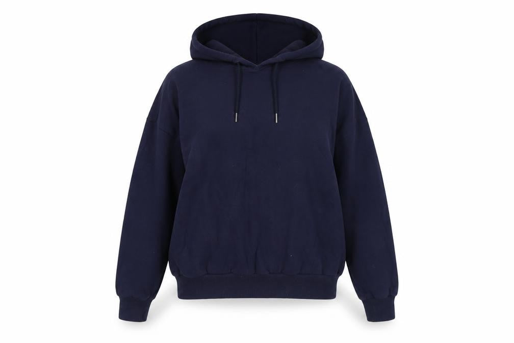 ASOS Women's Blue Cotton Pullover Hoodie Size 10