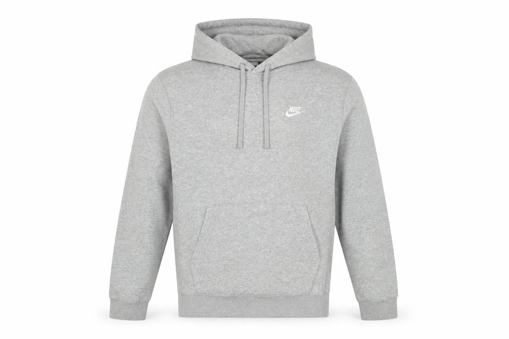 Mens UK S Regular Nike Grey Pullover Hoodie