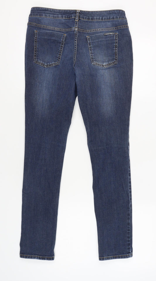 White Stuff Women's Blue Skinny Jeans Size 12