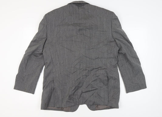 Debenhams Grey Men's Blazer, Size 44 Regular Fit