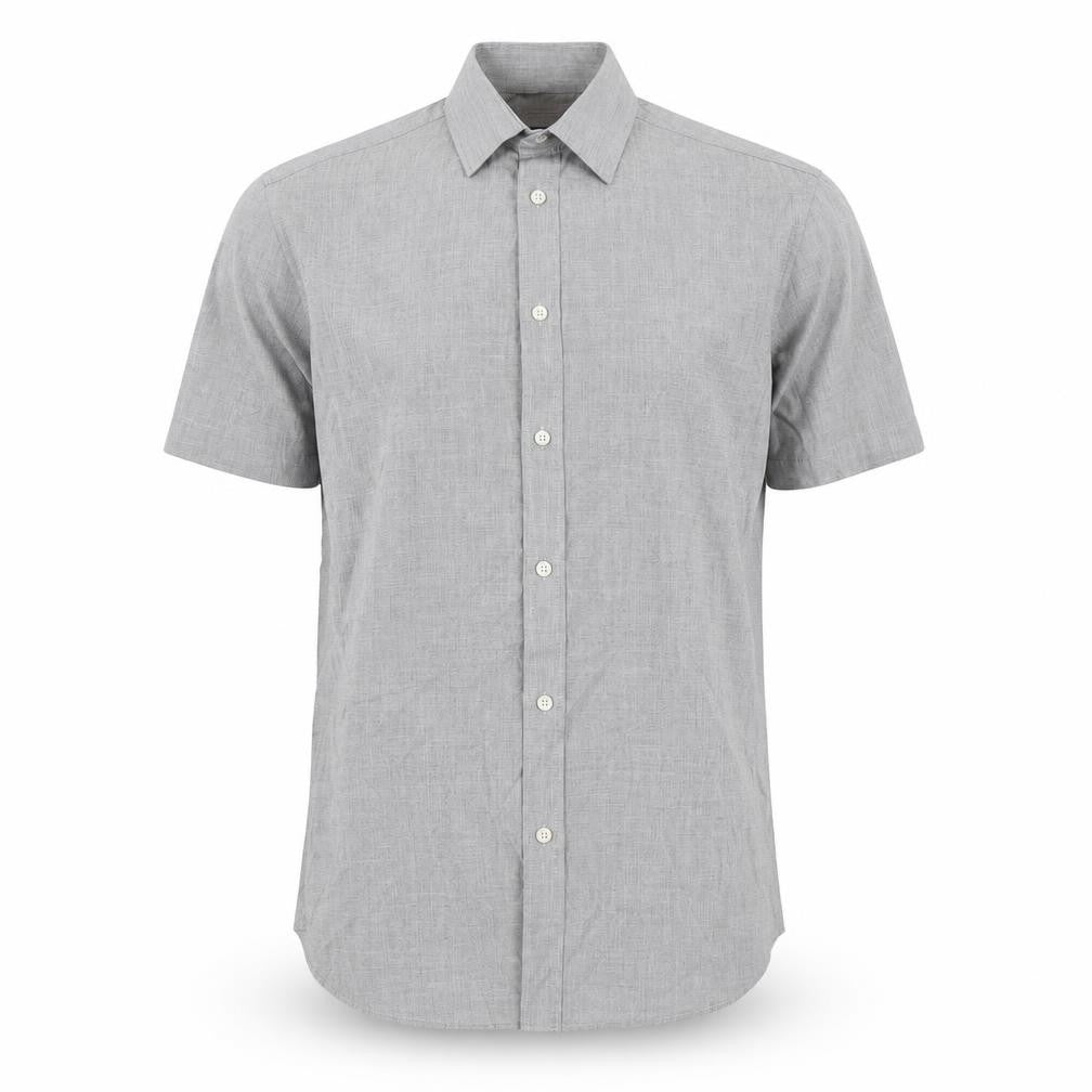 Tailor & Cutter Men's Grey Regular Fit Shirt