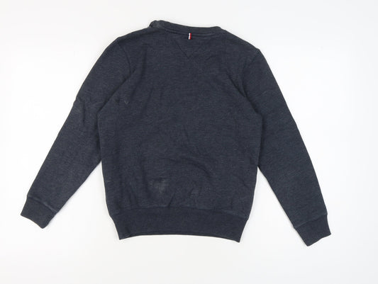 Tommy Hilfiger Boys Blue Pullover Sweatshirt Size 24