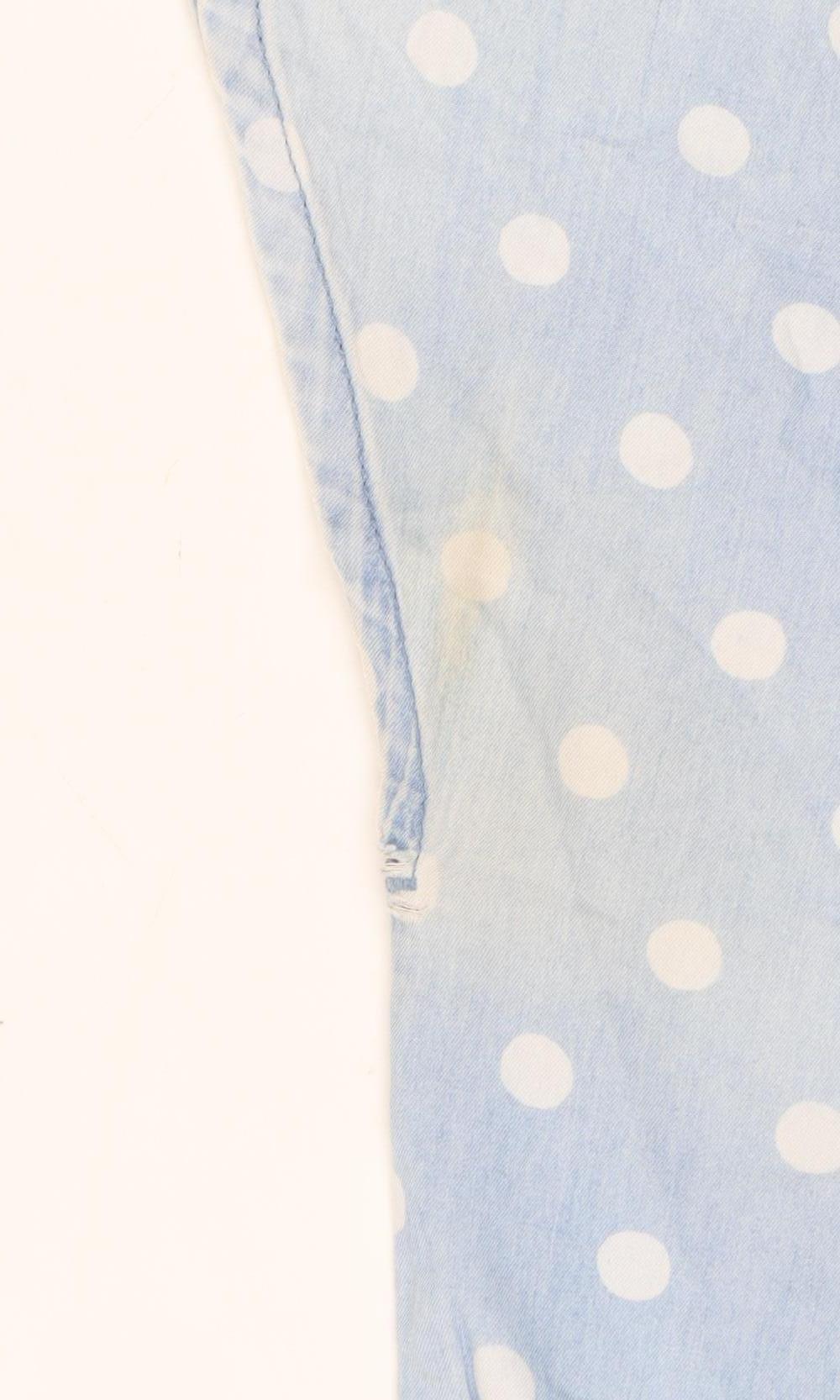 Cath Kidston Women's Blue Polka Dot Dress Size 12