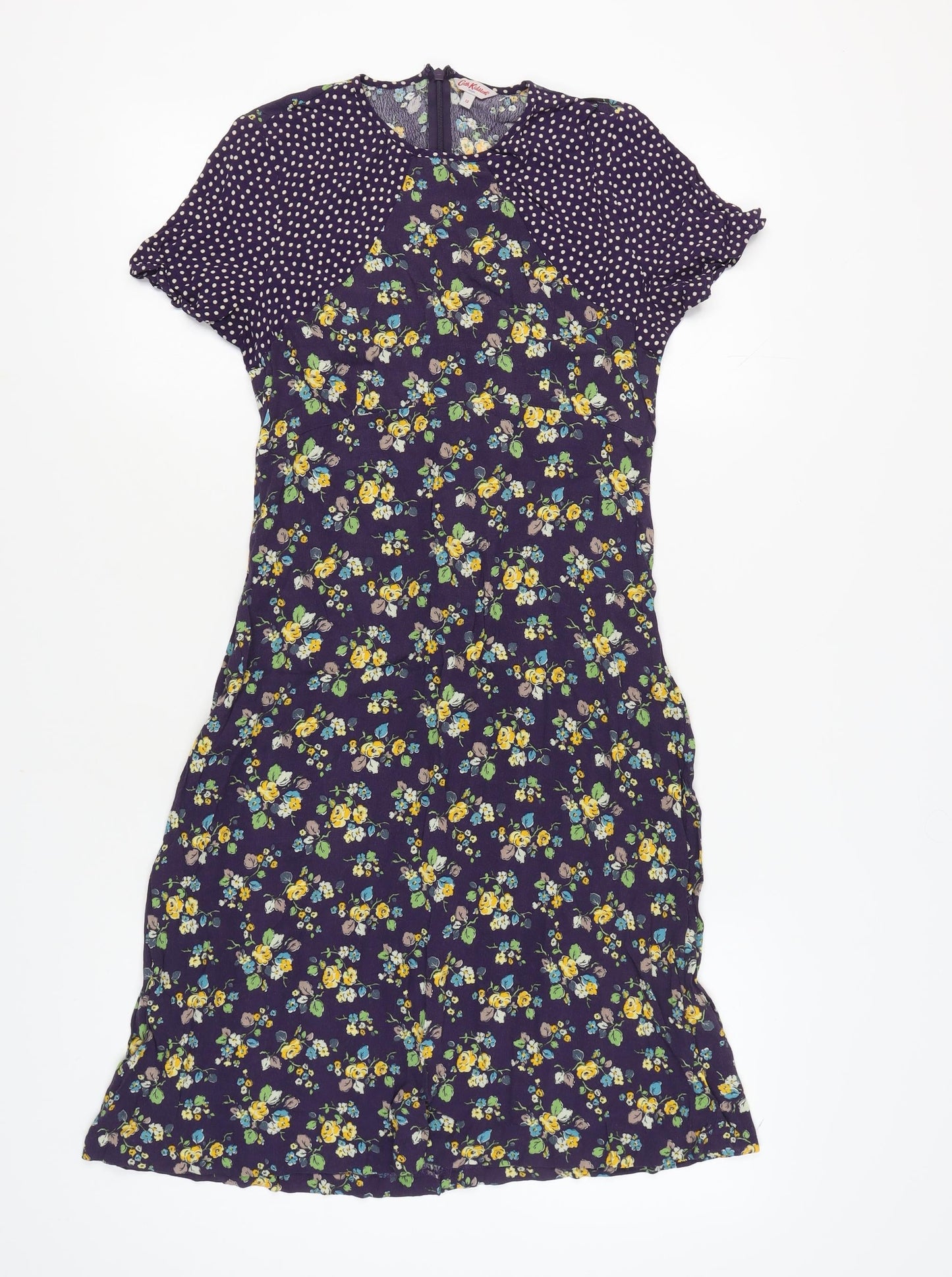Cath Kidston Women's Multicoloured Floral Dress Size 12