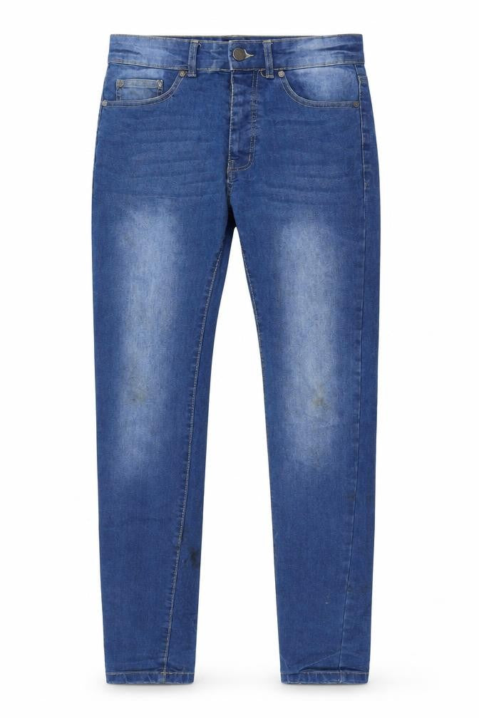 boohooMAN Men's Blue Slim Fit Skinny Jeans Size 30