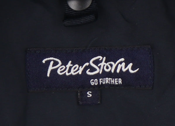 Peter Storm Men's Blue Hooded Parka Jacket S