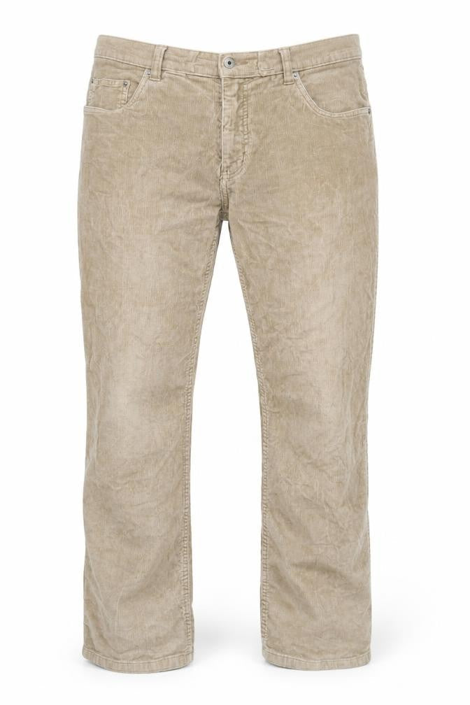 Angelo Litrico Men's Beige Corduroy Trousers 35x30