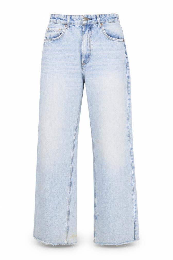 Zara Women's Blue Straight Leg Jeans Size 7