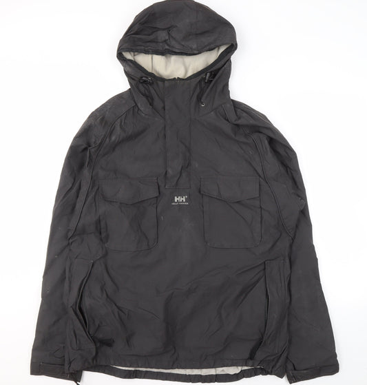Helly Hansen Men's Black Hooded Anorak Jacket L